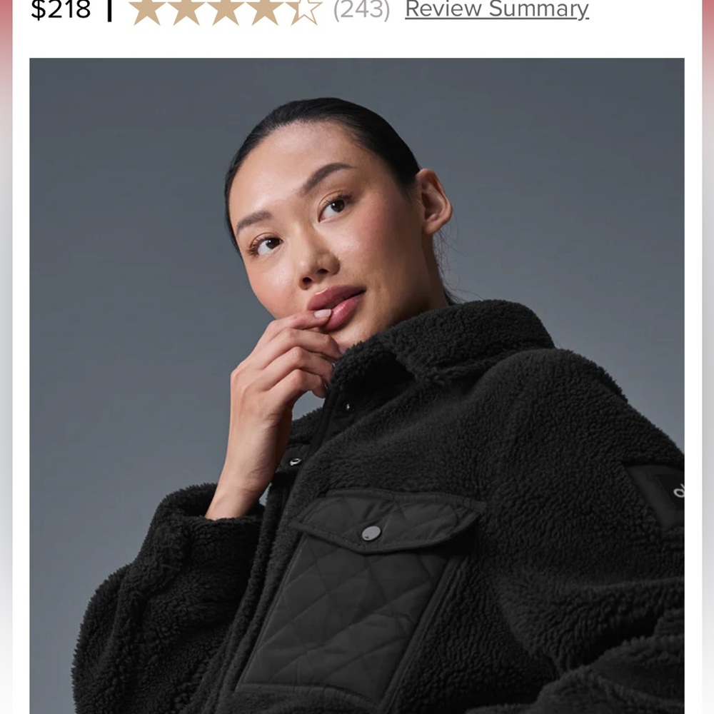 Alo Sherpa Edge Shacket